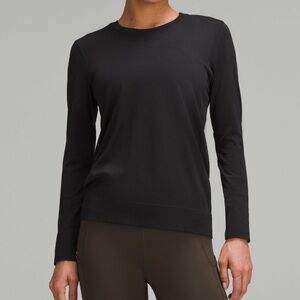 Lululemon Swiftly Relaxed Long Sleeve tee Size 6 Black